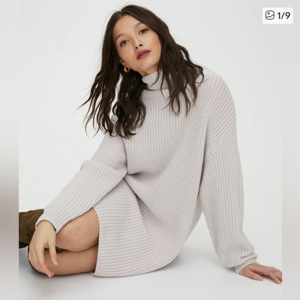 WILFRED Montpellier Dress Sweater Wool Mini XXS ARITZIA